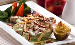 Grilled Chicken With Apple Sauce