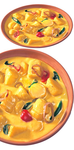 potato curry with maggi coconut milk powder