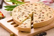 chicken-mushroom-and-cheese-flan
